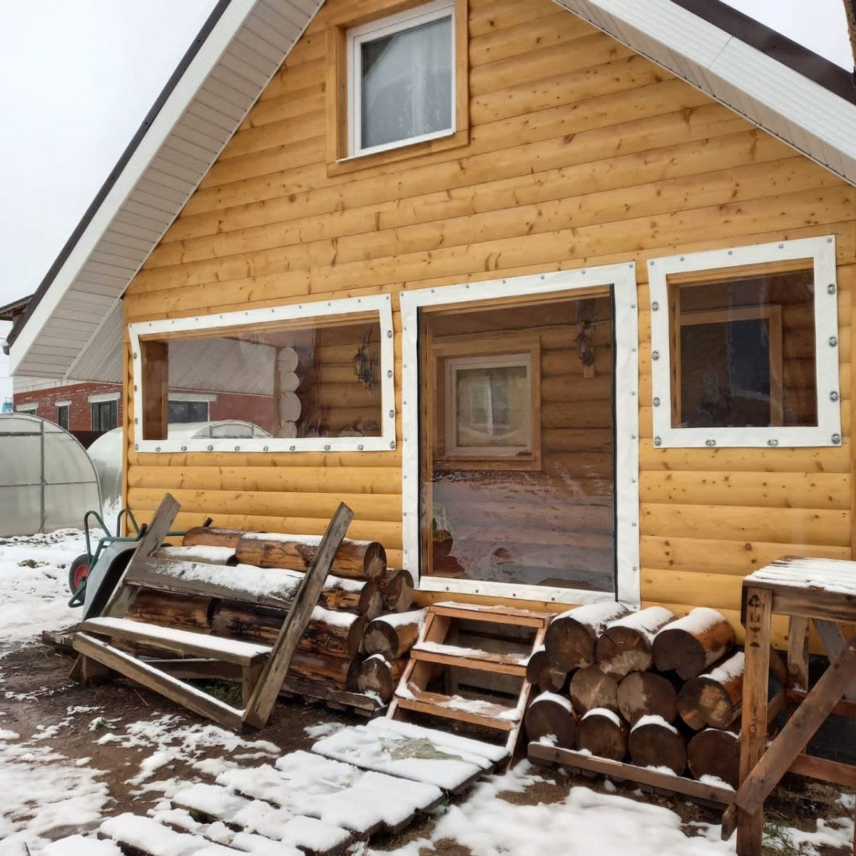 Мягкие окна ИЗ ПВХ 1000 МКР. (ОКАНТОВКА ПВХ), 1 М.КВ.